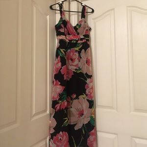Ann Taylor petite floral maxi dress